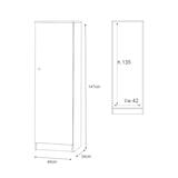 thumbnail of SARMOG COLONNA 1 ANTA KIT L46 P34 H147 in truciolare nobilitato color eucalipto