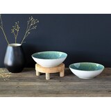 thumbnail of CreaTable Yuki Grün-blau Schüssel 2-tlg Steinzeug