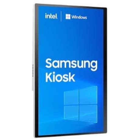 Samsung KM24C-3 Kiosk-Design 61 cm (24") LED 250 cd/m² Full HD Weiß Touchscreen Eingebauter Prozessor Windows 10 IoT Enterprise 16/7