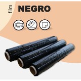 thumbnail of Film paletizar manual 23 Micras NEGRO, mandril 50 cm, 60% Reciclado (6 Unidades)