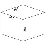 thumbnail of Naber Clap 2/450-2, Abfallsammler für Drehtüren, anthrazit 8011452