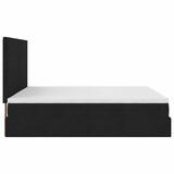 thumbnail of vidaXL Ottoman-Bett mit Matratze & LEDs Schwarz 160x200 cm Stoff