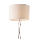 thumbnail of Helloshop26 - Lampadaire trépied moderne lampe sur pied métal tissu hauteur 154 cm blanc 03_0005254