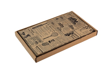 Hostelnovo - 500 uds de Papel kraft Basket 32 x 20 x 3 cm
