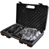 thumbnail of Kit de microphone vocal professionnel filaire dynamique Sounlab avec 3 microphones et étui de transport