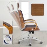 thumbnail of Silla de Oficina Dayton Nogal/marrón