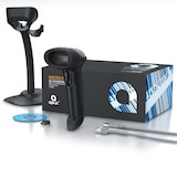 thumbnail of Aplic Bluetooth Barcode Scanner Wireless - 2D 1D - 2000 mAh Akku - inkl. Standfuß - Funk Barcodescanner kabellos - Barcodeleser