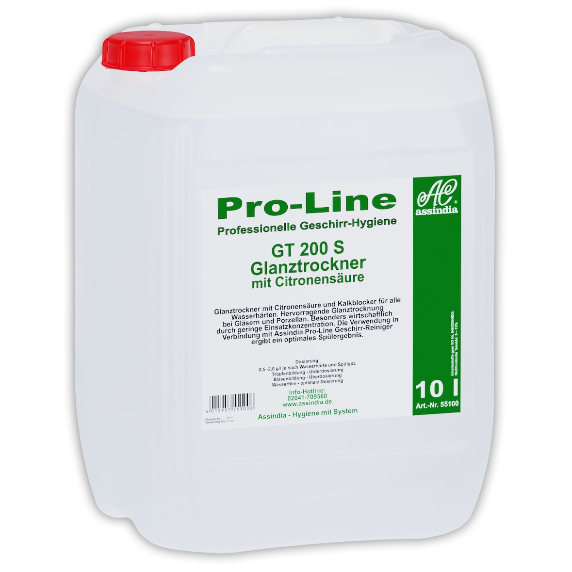 Assindia Pro-Line GT 200 S Klarspüler Citro 10l