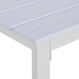 thumbnail of Relaxdays Gartentisch, wetterfest, auch für Terrasse und Balkon, Loungetisch, HBT: 39 x 98 x 48 cm, Outdoortisch, weiß