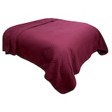 thumbnail of Tagesdecke 240x220 cm Bordeaux Sofaüberwurf aus Mikrofaser