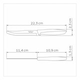 thumbnail of Tramontina coltelli tavola Plenus acciaio inox marrone Set 6 Pezzi 12,5 cm