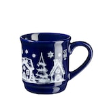 thumbnail of MÄSER Glühweinbecher mit Weihnachtsmotiv, Füllstrich innen 0,2 l, BLAU, 48er-Set