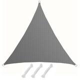 thumbnail of UV Sonnensegel 3x3x3 m HDPE Dreieck Sonnenschutz Überdachung Balkon Garten Grau