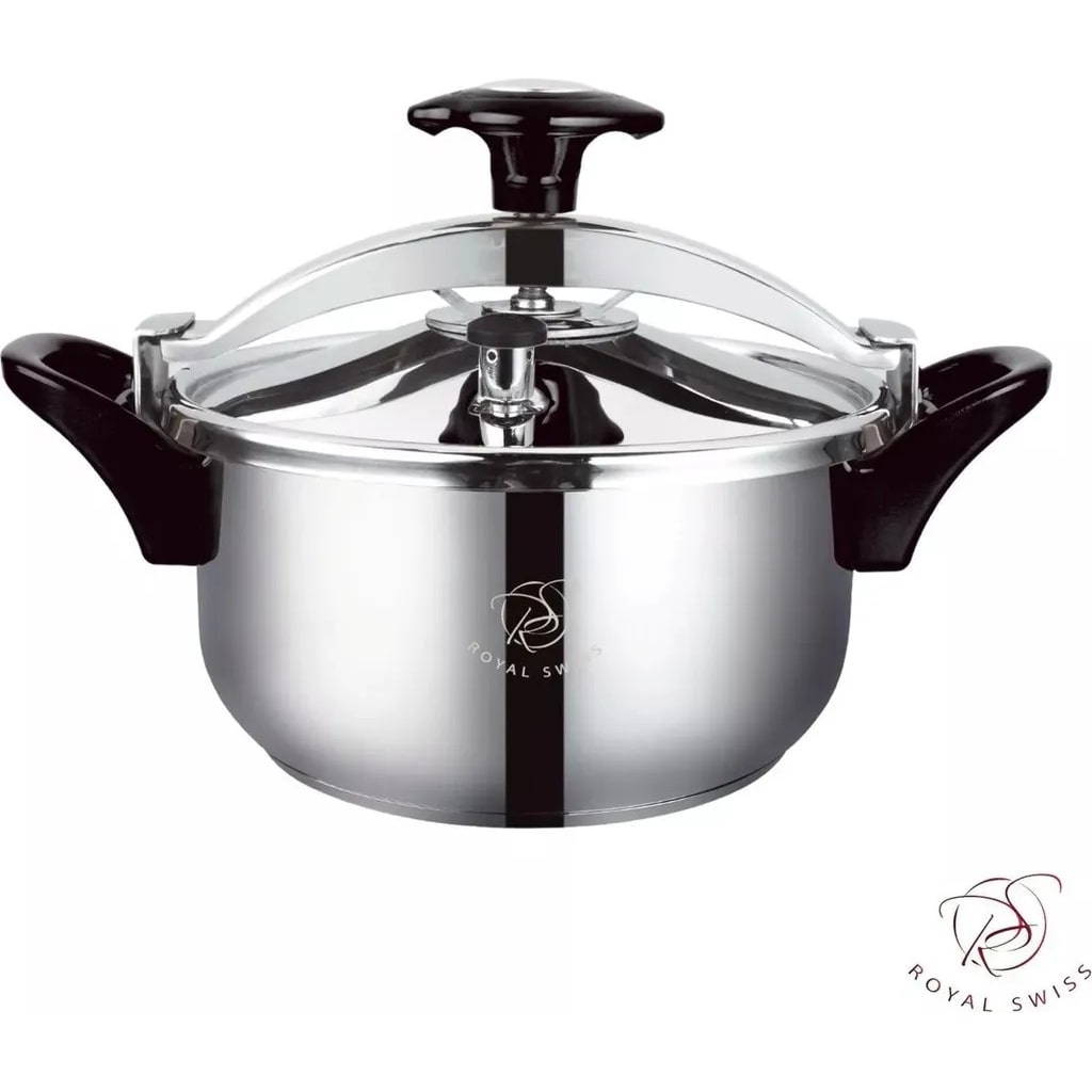 Royal Swiss Schnellkochtopf, Dampfkocher 8 Liter schnellkocher aus Edelstahl
