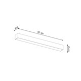 thumbnail of Plafondlamp LED KARENA Grijs Aluminium 16W LE70670