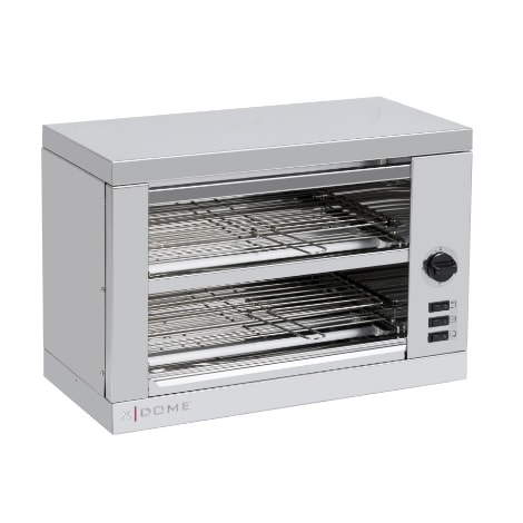 Tostadora salamandra, 2 pisos, resistencias cuarzo con tempoizador