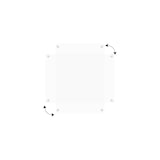 thumbnail of ALLboards Lavagna magnetica in vetro trasparente 180x120 cm