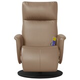 thumbnail of vidaXL Massagesessel mit Fußteil Cappuccino-Braun Kunstleder
