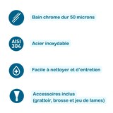 thumbnail of MIRROR Plaque Au Chrome Electrique Avec Commandes Mecaniques - 400X550X380 - 1 Zone - Surface Grill 350X500 - 4Kw - 380V Tri+T+N M4E