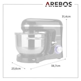 thumbnail of Robot da cucina 1500W 6L in acciaio inox 6 velocità Silenzioso Nero