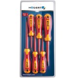 thumbnail of Elektriker VDE Schraubendreher-Set 6-teilig Schraubenzieher Kreuz Schlitz Högert