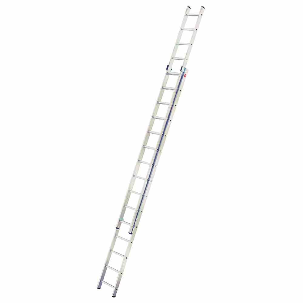 HAILO 2x15 Sprossen ProfiStep® Duo Aluminium-Schiebeleiter "ProfiStep® duo" 2 x 15 Sprossen