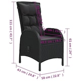 thumbnail of Helloshop26 - Conjunto de muebles de jardín tipo bistró de 5 piezas de resina de mimbre negro 02_0014550