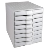 thumbnail of Exacompta 226040D 1x THE SYSTEM ladenbox met 8 gesloten laden voor A4+ documenten, grijs