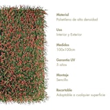 thumbnail of Jardim vertical artificial Grosella | Naturing Monde - 1x1M - Para interior e exterior  - Material 100% HDPE de alta qualidade