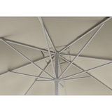 thumbnail of METRO PROFESSIONAL Parasol carré avec pied, aluminium, 3 x 3 m, hydrofuge, protection UV50+, hydrofuge, humus/platinum