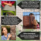 thumbnail of zaun|zu® Sichtschutzstreifen Holz & Lorbeer - Bedruckter Sichtschutz 2,5m x 1,8m
