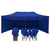 thumbnail of Tente pliante 3x6m pack côtés - 4 murs - acier 31mm/polyester 320g - bleu - FRANCE-BARNUMS