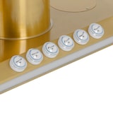 thumbnail of Helloshop26 - Elektrische Massageliege und Rollhocker mit Rückenlehne Tragkraft 200 kg weiß/gold beheizt gold/weiß 14_0010005
