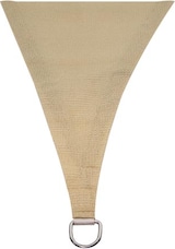 thumbnail of Sonnensegel, winddurchlässig, wasserdurchlässig, 5 x 5 m, 180 g/m², HDPE, Quadrat, Champagne