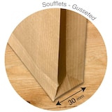 thumbnail of Clairefontaine 125x 125 Dehnb Tasche 229x324x30 Kraft- Braun 13050C