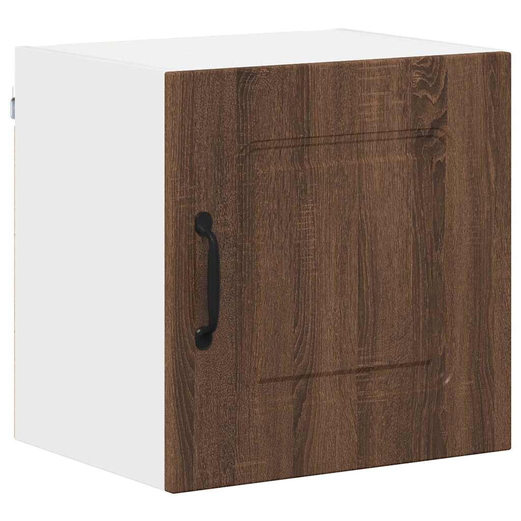 vidaXL Küchenwandschrank mit Regal Braun Eichen-Optik 40 x 31 x 40 cm