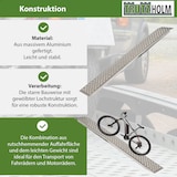 thumbnail of TRUTZHOLM 1 x Alu Auffahrrampe 150 x 21,5 cm 200 kg rutschhemmend starr Fahrradrampe Verladerampe