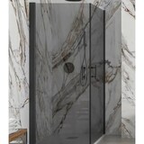 thumbnail of Box Doccia Fumè H200 Doppia Battente Profili Neri - 70x90