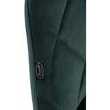 thumbnail of 2er Set Barhocker Lazio Samt dunkelgrün/schwarz