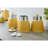 thumbnail of SWAN SWKA1024YELN Retro Set di 3 Barattoli cucina da 1,2 L, Ermetico Té, Spezie, Design Vintage, Giallo