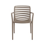 thumbnail of METRO PROFESSIONAL Cadeira de exterior empilhável Elaria, com braços, plástico, juta