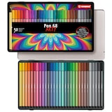 thumbnail of STABILO Boîte métal de 30 feutres de dessin pointe moyenne Pen 68 ARTY