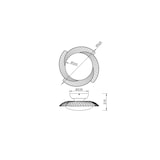 thumbnail of ventilador DC ALOHA blanco LED integrado intensidad regulable Mantra