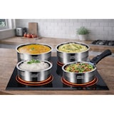 thumbnail of Batterie de cuisine inox 5 pcs avec manche amovible  AM7457 usage non-intensif Arthur Martin