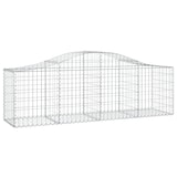 thumbnail of vidaXL Gabionen mit Hochbogen 8 Stk. 200x50x60/80 cm Verzinktes Eisen