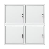 thumbnail of PROREGAL MegaDeal 4x Casier métallique verouillable CUBIC, HxLxP 35x35x35cm, Gris, Armoire à casier cube, consigne polyvalente, vestiaire