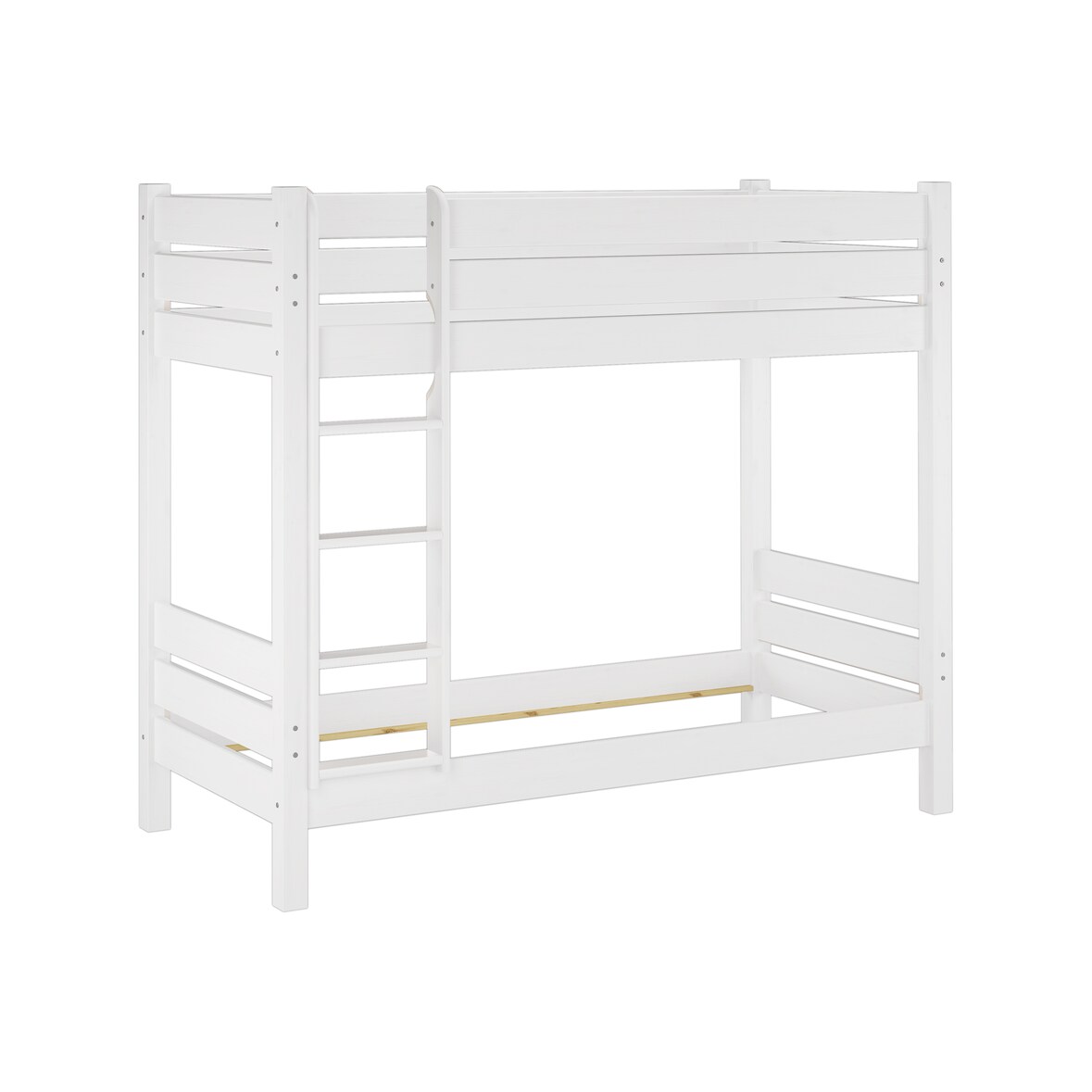 Etagenbett für Erwachsene weiß 100x200 cm, Nische 100 cm, teilbar ohne Zubehör 60.16-10WT100oR