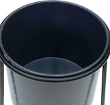 thumbnail of DanDiBo Blumenhocker mit Topf Metall Schwarz S 25 cm Blumenständer 96052 Blumensäule Modern Pflanzenständer Pflanzenhocker