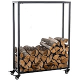 thumbnail of Kaminholzständer Hetta schwarz/25x60x100 cm