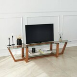 thumbnail of Dmora Mobile porta TV Dmatturr, Credenza da soggiorno, Armadio basso per TV, Base parete attrezzata, 158x35h35 cm, Noce
